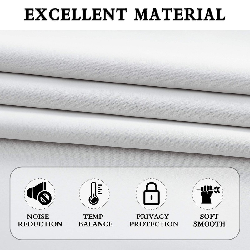 DONREN 72 Inch Room Darkening Curtain Panels - Thermal Insulated