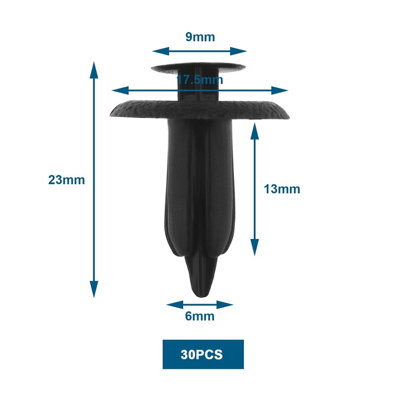 30PCS Car Boot Carpet & Interior Lining Clips Compatible with