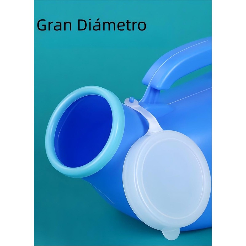 2Pcs Orinal para Hombre 1200ml, Orinal Portátil, Orinal a Prueba