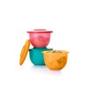 Tupperware Mini Impressions 2 cup Bowl Set of 3 in