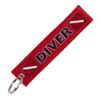 Panda Loco SCUBA DIVER KEY RING - Diver Down Flag