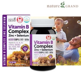 High-Dose Vitamin B Complex Active B Group B6 B12 2 Bottles 6 Months Direct Import from Canada Vitamin B B100 Complex Zinc Selenium / 고함량 비타민B 컴플렉스 활성 B군 B6 B12 2병 6개월 캐나다 직수입 비타민비 B100 콤플렉스 아연 셀레늄