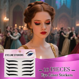 Reusable Eye Liner Stickers - Eyeshadow Makeup Patch | Waterproof Eye Makeup Stickers, Long Lasting Eyeshadow Strip for Ladies Girls Wives