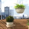 Vanslogreen 2 Pack Hanging Planters for Indoor Outdoor Plants, 10