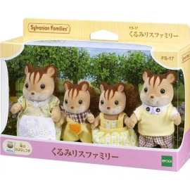 Epoch Sylvanian Families Familia Ardilla Ternurines Ardillas