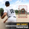 PLAYAPUT Baseball Rebounder & Pitchback Net, 5 Angle Adjustable