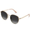 Carfia polarised Ladies Sunglasses, UV400 Retro Round Glasses, for Leisure