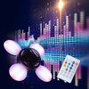 LED Bluetooth Light 48W 85‑265V E27 Ceiling Lamp RGBW Remote