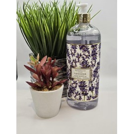 Lavender Luxury Shower Gel, 33.8 Fl Oz Pump Bottle, Made in Italy