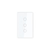 LOUYSGEN Light Switch 118X72X34MM Size No Neutral Wire No WiFi,Tempered