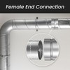 6" Inch Metal Vent Duct Connector - Vent Extension -