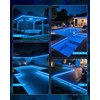 Aclorol COB LED Strip Light 110V 16.4ft/5M Blue LED Strip