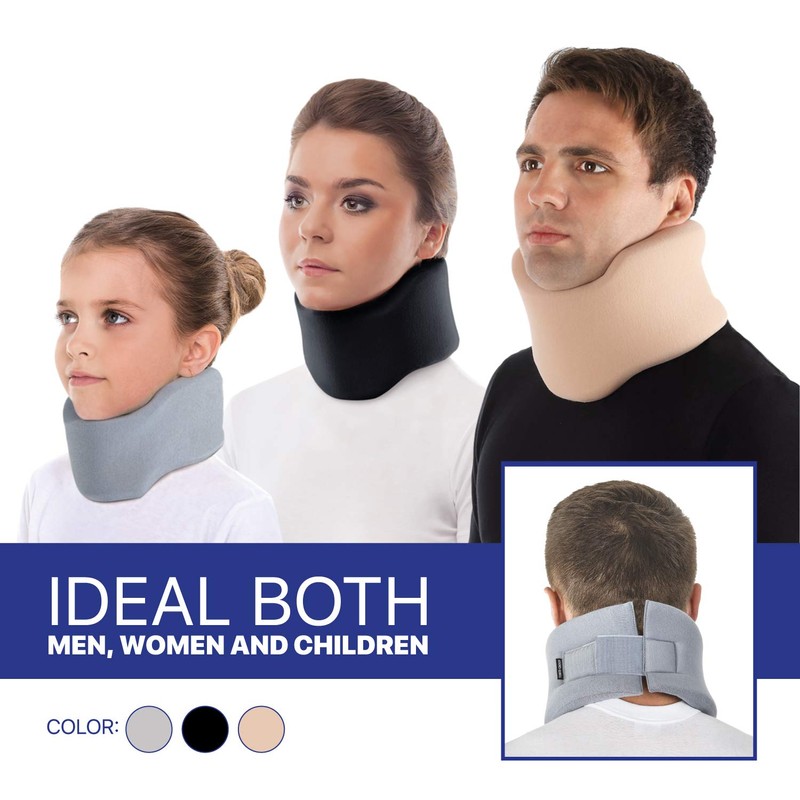 TOROS-GROUP Ergonomic Cervical Collar/Neck Support Brace / 100% - Cotton