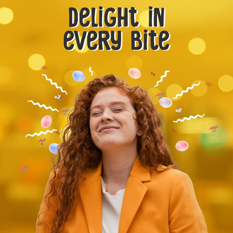 Gerrit's Original Satellite Wafers, Filled with Assorted Candy Beads, 100