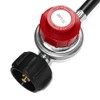 MCAMPAS 0-20 Psi Adjustable Propane Regulator with Hose. 4 FT