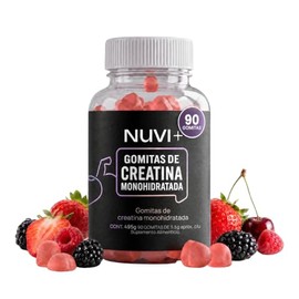Gomitas de Creatina Monohidratada sin Azúcar para 30 Días NUVI+
