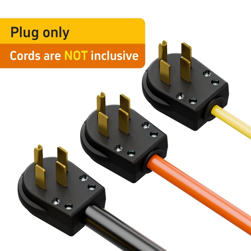 Nema 14-50P Plug 50 Amp 125/250 Volt DIY Plug, 50Amp