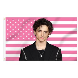 3x5 Foot TimotheeChalamet Decorative Flag with 2 Brass Grommets for Indoor Outdoor, Double Stitched, Wall Hanging Tapestry Room Decor, College Dorm Room Porch Outside Decorations