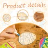 nuneoeuo 32PCS Easter Decorations Wooden Eggs for Crafts, Unfinished DIY