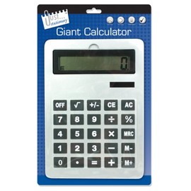 Just stationery 6169 Giant A4 Calculator 210 x 295mm,Silver