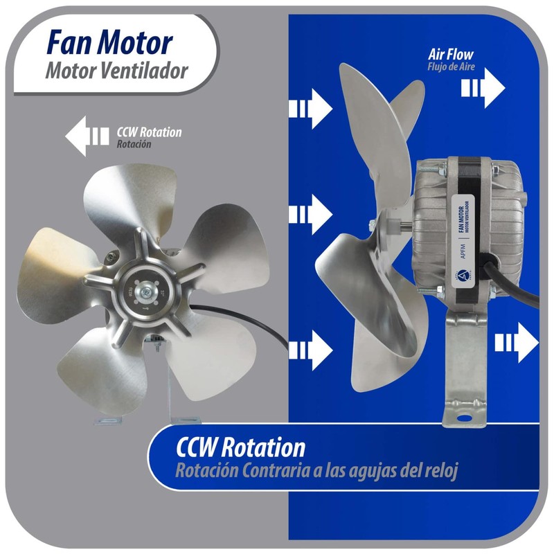 Appli Parts APFM-71E 7W Condenser and Evaporator Fan Motor 115V