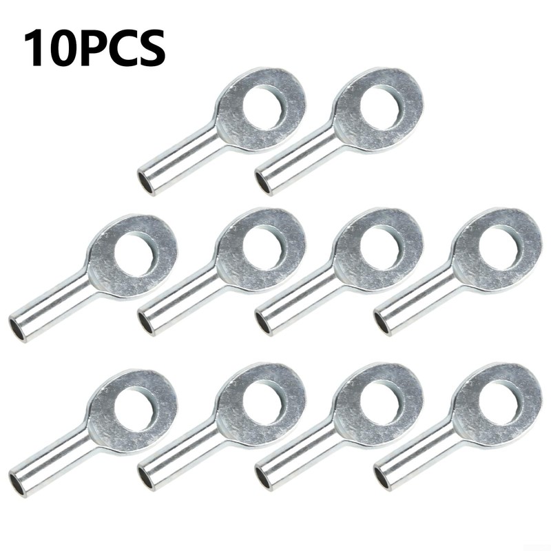 10 Pcs Gym Pulley Machine Cable Eyelet Terminal Interface Port,