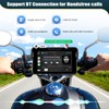 CAMECHO Motorcycle Carplay Navigation Screen with Wireless Carplay Android Car