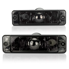 JOM 80001 Front indicators, VW Golf/Jetta -07/89, built-in position light, clear/black