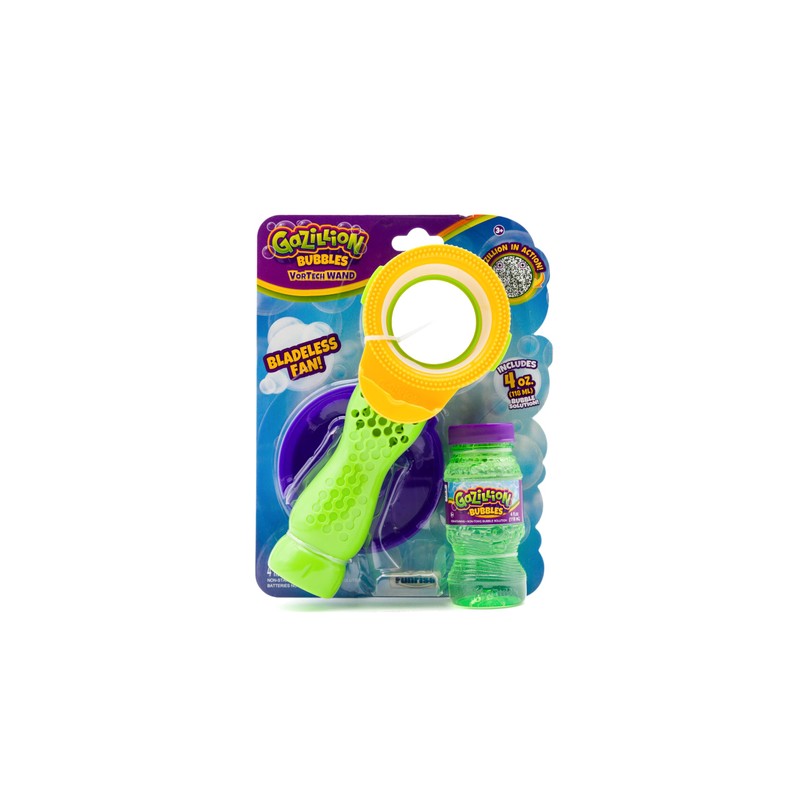 Gazillion Bubbles VorTech Wand - Handheld Bladeless Bubble Fan -