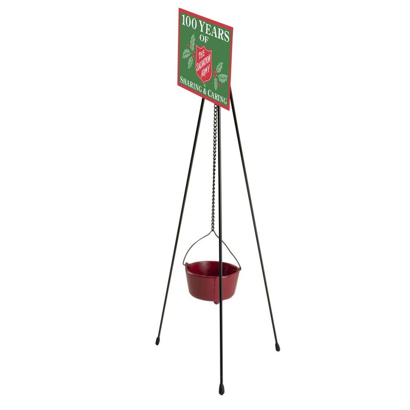 Byers' Choice Red Kettle with Tripod #430KE