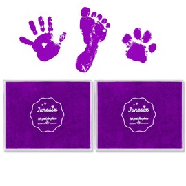 2PCS Ink Pad for Baby Hand and Footprint, Purple
