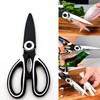 Accod Kitchen Scissor Stainless Steel Multi-Function Kitchen Scissors Sturdy Household