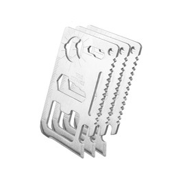 11-in-1 Multi-Purpose Pocket Survival Tool Key, 3 Pack, Stainless Steel Multi-purpose Beer Bottle Opener, Portable Survival Card Wallet Size, Gifts for Christmas, Father's Day & More