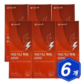 Huons Ornithine Arginine Power 6000 15 packs x 6 Taurine Vitamin B / 휴온스 오르니틴 아르기닌 파워 6000 15포 x 6개 타우린 비타민비
