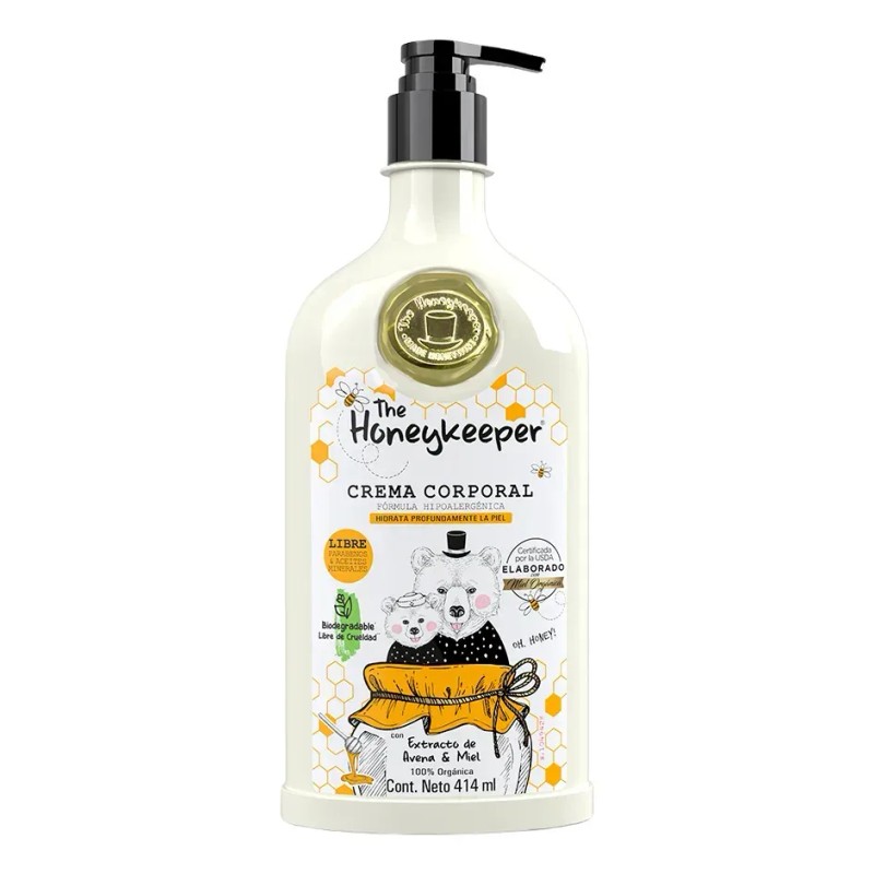 Crema Corporal Kids Avena y miel 414mL The Honeykeeper
