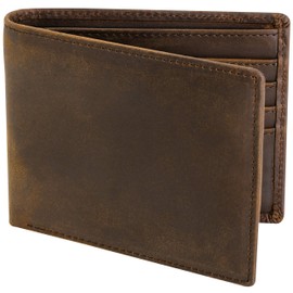 STAY FINE Wallets for Men RFID Blocking | Mens Leather Bifold Wallet | Genuine Leather | Extra Capacity, Brown, One Size, Classic