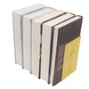 Retractable Book End Stable Adjustable Elegant Yellow Decorative Bookends for