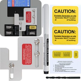 Generator Interlock Kit Compatible with Eaton Cutler Hammer BR Series 150 & 200 Amp Panels, 1 1/4-1 7/16 Inch Spacing Between Main Breaker and Branch Breaker, Professional Interlock Kit (EAT-PN200)