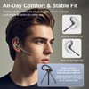 OrcoW Bluetooth Headsets with Dual Mic V5.4 Single wireless Headset