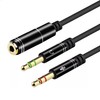 Generic 3.5mm Headset Adapter Splitter Jack Cable Separate Audio and