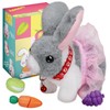 Walking Bunny Toys for Kids, bunny stuffed animal Interactive Electronic
