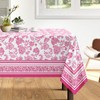 Arquiel Tablecloth Pink Flowers, Tablecloths Washable Rectangular Tablecloth Spring French