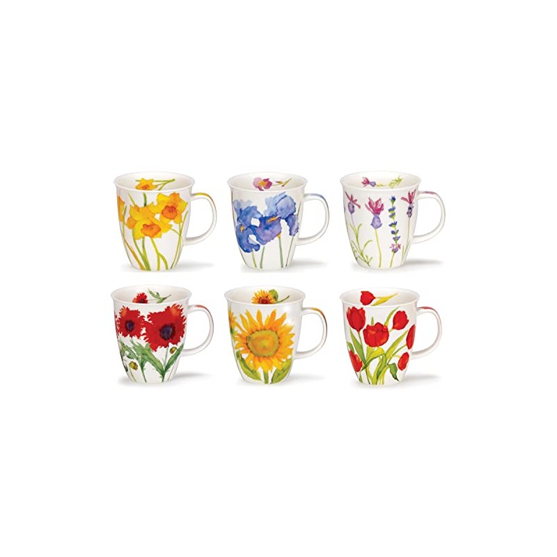 Emny Nevis Flora Iris Porzellan Tasse, 480 ml, 3098740031