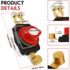 2PCS Battery Disconnect Switch Top Post, Battery Cut Off Switch