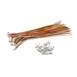 20 Set Micro JST MX 1.25mm 4Pins Connector Plug Socket 1.25mm Pitch Female & Male Connector PCB Socket 150mm Cable