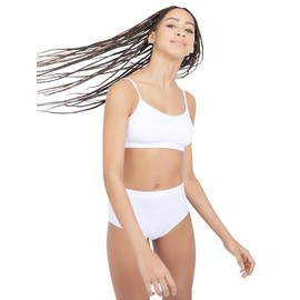 Women TB102 Camisole Bra Top - White, XS (2-4)