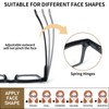 REAVEE 3 Pack Oversized Oprah Style Reading Glasses for Women,