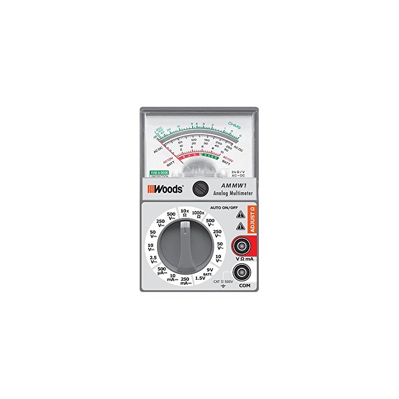 Southwire AMMW1 Analog Multimeter - 5 Functions with 16 Measuring