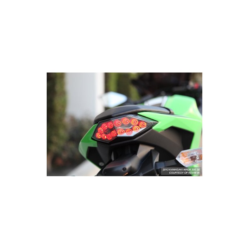 Motodynamic Integrated Sequential LED Tail Lights Smoke Lens for 2013-2017