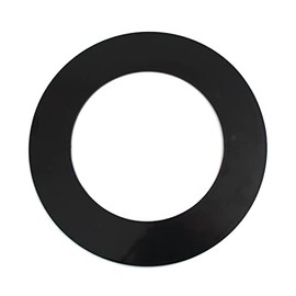 Black Trim Rings Plastic Ring 8" Inch Recessed Light Ring for Can Lights Lightening Fixture (1 Trim Ring)